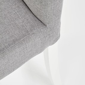 Krzesło z miękkim siedziskiem Clarion biały