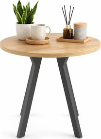 Rozkładany okrągły stół dąb artisan M8-Z12