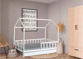 Łóżko dziecięce "Paloma" z szufladą - 90 x 190 cm - Biały