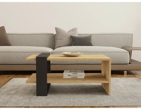 Stolik konferencyjny Yonca Anthracite and Sapphire Oak