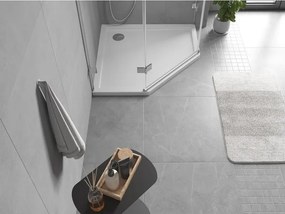 Mexen Flow brodzik pięciokątny slim 90 x 90 cm, biały połysk - 46P109090
