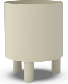 Niska doniczka metalowa Bom H30 cm