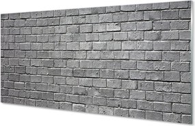 Szkło do Kuchni na Ścianę Czerwona Ściana z Cegieł