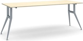 Stół konferencyjny do biura WIDE, 200x80 cm, brzoza