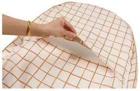 Beżowy kokon dla niemowląt Camel Check – Malomi Kids