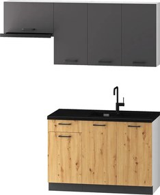 Komplet mebli kuchennych 1,2 x 1,8 m M1-E64