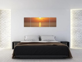 Obraz - Zachód słońca nad oceanem (170x50 cm)