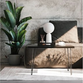 Stolik kawowy VIDA 68 x 68 cm do salonu, pokoju Czarny