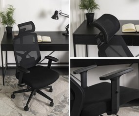 Ergonomiczny fotel biurowy z siatki Bento