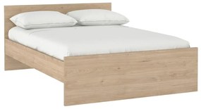 Łóżko dwuosobowe w dekorze dębu 160x200 cm Naia – Tvilum