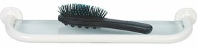 AQUALINE 8001 Półka szklana 40 cm, biały