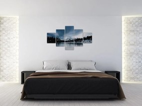 Obraz - Na zamarzniętym jeziorze (125x70 cm)