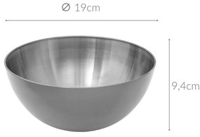 Miska ze stali nierdzewnej, Ø 19 cm