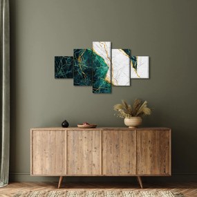 Obraz - Turkusowy marmur (125x70 cm)