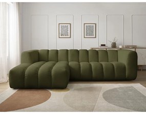 Zielony narożnik (lewostronny/z szezlongiem) Talia – Bobochic Paris