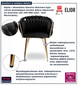 Czarne krzesło plecione do jadalni  N1-P06