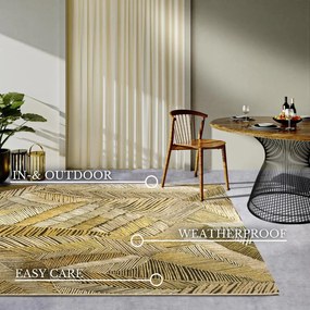 Dywan odpowiedni na zewnątrz w kolorze złota 200x285 cm Eugene – Villeroy&amp;Boch