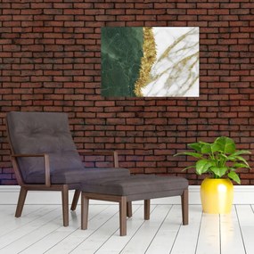 Obraz - Zielony marmur N⁰1 (70x50 cm)