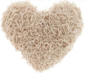 Poduszka dekoracyjna ROMEO HEART 45x45 cm, beżowy