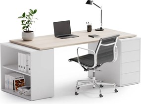 Samodzielny blat BLOCK, 1800 x 800 x 25 mm, dąb naturalny