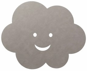 Szarobeżowy dywan dziecięcy z ekoskóry tkany ręcznie 113x140 cm Cloud XXXL Cloud – LIND DNA