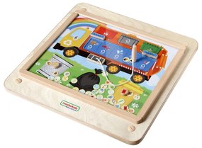 Masterkidz tablica edukacyjna segregacja odpadów montessori