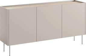 Komoda Desin 170 cm z metalowymi nogami - kaszmir / dąb nagano