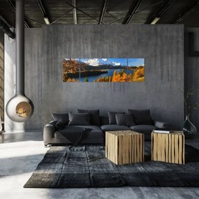 Obraz - Jesień w Alpach (170x50 cm)