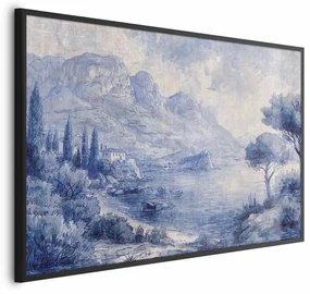 Plakat Niebieska zatoka 60x40 cm z ramą czarną bez marginesu ARTGEIST B