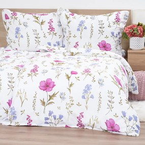 4Home Pościel muślinowa Wildflower Harmony, 140 x 220 cm, 70 x 90 cm
