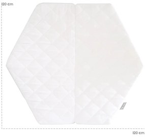 Biały kojec dla dzieci 112x97 cm Roba style – Roba