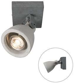 Industrialny reflektor szary beton 1-światło - CretoPrzemysłowy Oswietlenie wewnetrzne
