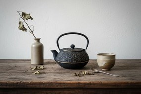 Czajnik żeliwny z zaparzaczem KUMO, 1000 ml