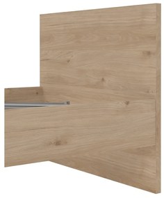 Łóżko jednoosobowe w dekorze dębu 90x190 cm Naia – Tvilum