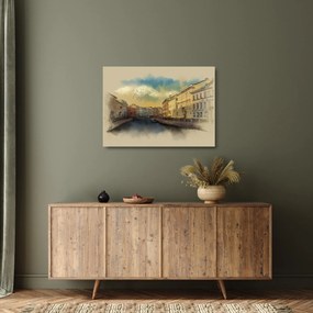Obraz na szkle - Rzeka Mojka, Sankt Petersburg, Rosja (70x50 cm)