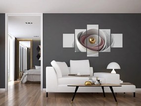 Obraz - Złota perła (125x70 cm)