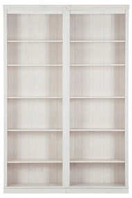 Biały regał z litego drewna sosnowego 148x223 cm Anita – Støraa
