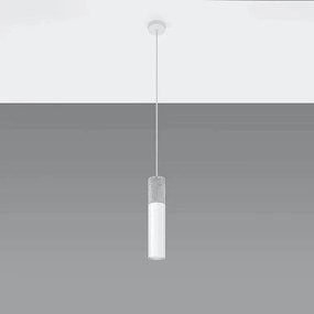 Lampa wisząca BORGIO 1 biała