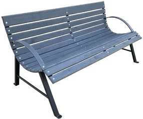 Ogrodowa ławka z oparciem 120 cm Tida