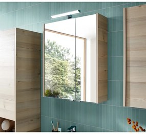 Wisząca szafka łazienkowa w dekorze sosny w naturalnym kolorze 70x35 cm Quickset 393 – Pelipal
