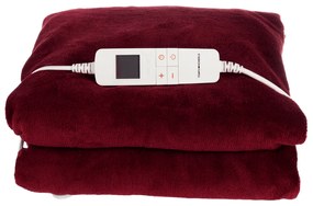 Elektryczna kołdra grzewcza MEDISA, bordowa