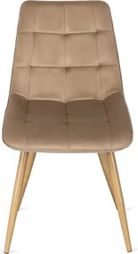 Zestaw Stół Rozkładany Ceramiczny LIZBONA 160-200 cm Czarny/Dąb i 4 Krzesła Tapicerowane RODRI Beżowe