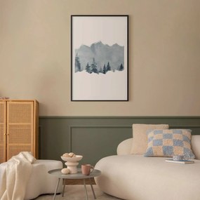 Plakat Wycinek Syberii 40x60 cm z ramą czarną z marginesem ARTGEIST B