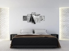 Obraz - Malarstwo afrykańskie (125x70 cm)