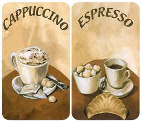 Zestaw 2 szklanych płyt ochronnych na kuchenkę Wenko Coffee
