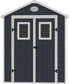 Wiata ogrodowa z żywicy "Texas" - 5,23 m² - zestaw do kotwienia w zestawie - antracyt