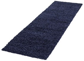 Dywan Shaggy Granatowy 80 cm x 250 cm