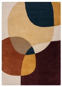 Fioletowy wełniany dywan tkany ręcznie 120x170 cm Glow Purple Multi – Flair Rugs