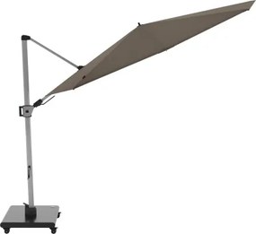 HYPERION 340 PRESTIGE – luksusowy huśtawkowy parasol ogrodowy z bocznym drążkiem : Kolor parasola - Kávová