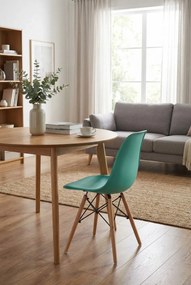 Zielone krzesło profilowane nowoczesne G6-H92